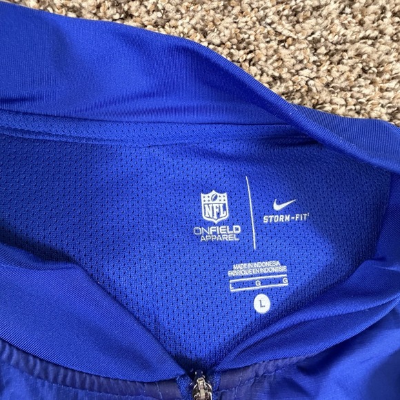NIKE Storm-Fit On Field Buffalo Bills Long Sleeve 1/4 Zip Pullover Men's Large - Picture 5 of 10